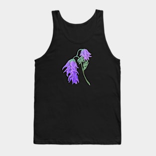 Painted Deathbell Flower Tank Top